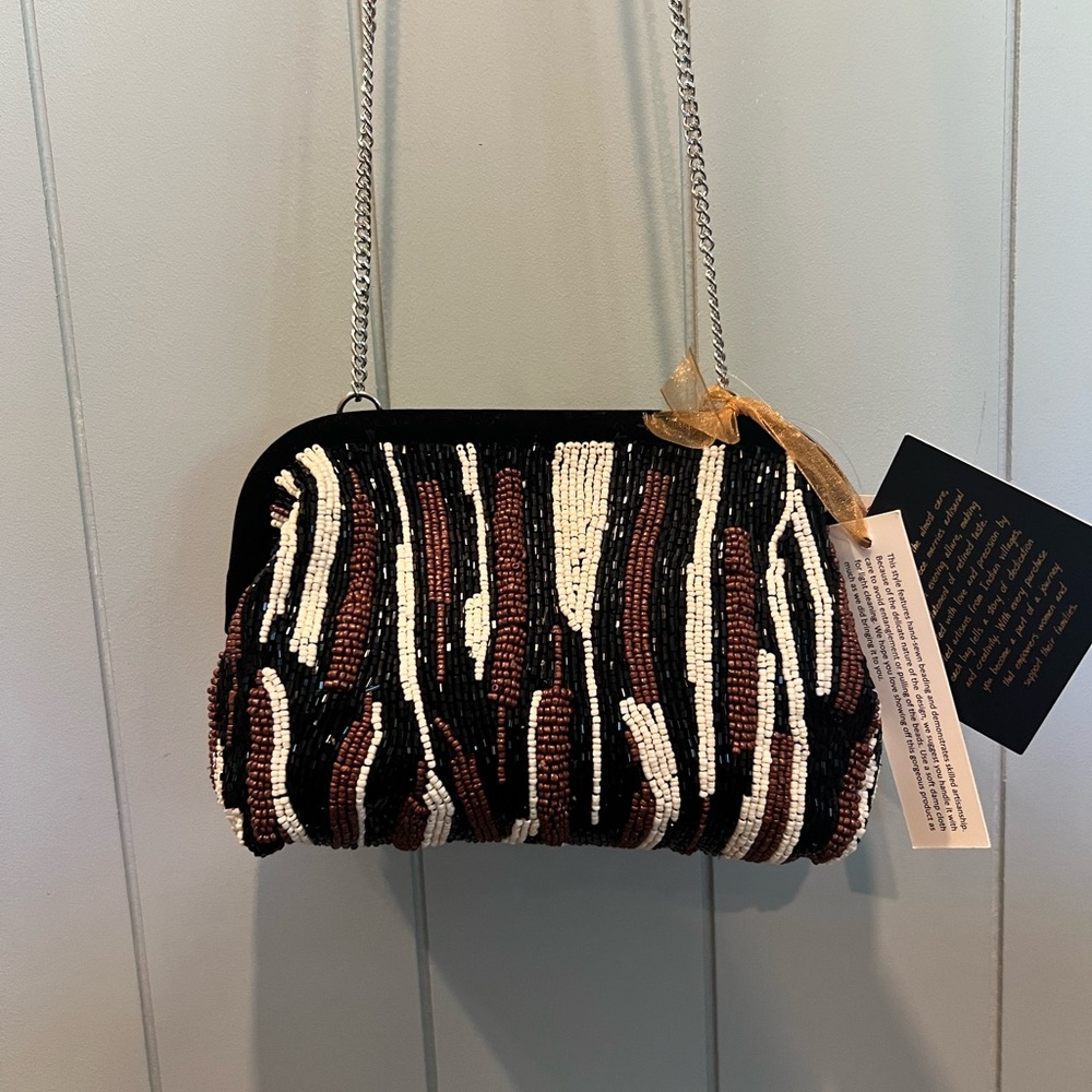 New Fall Release! Elegant Beaded Evening Crossbody/Clutch